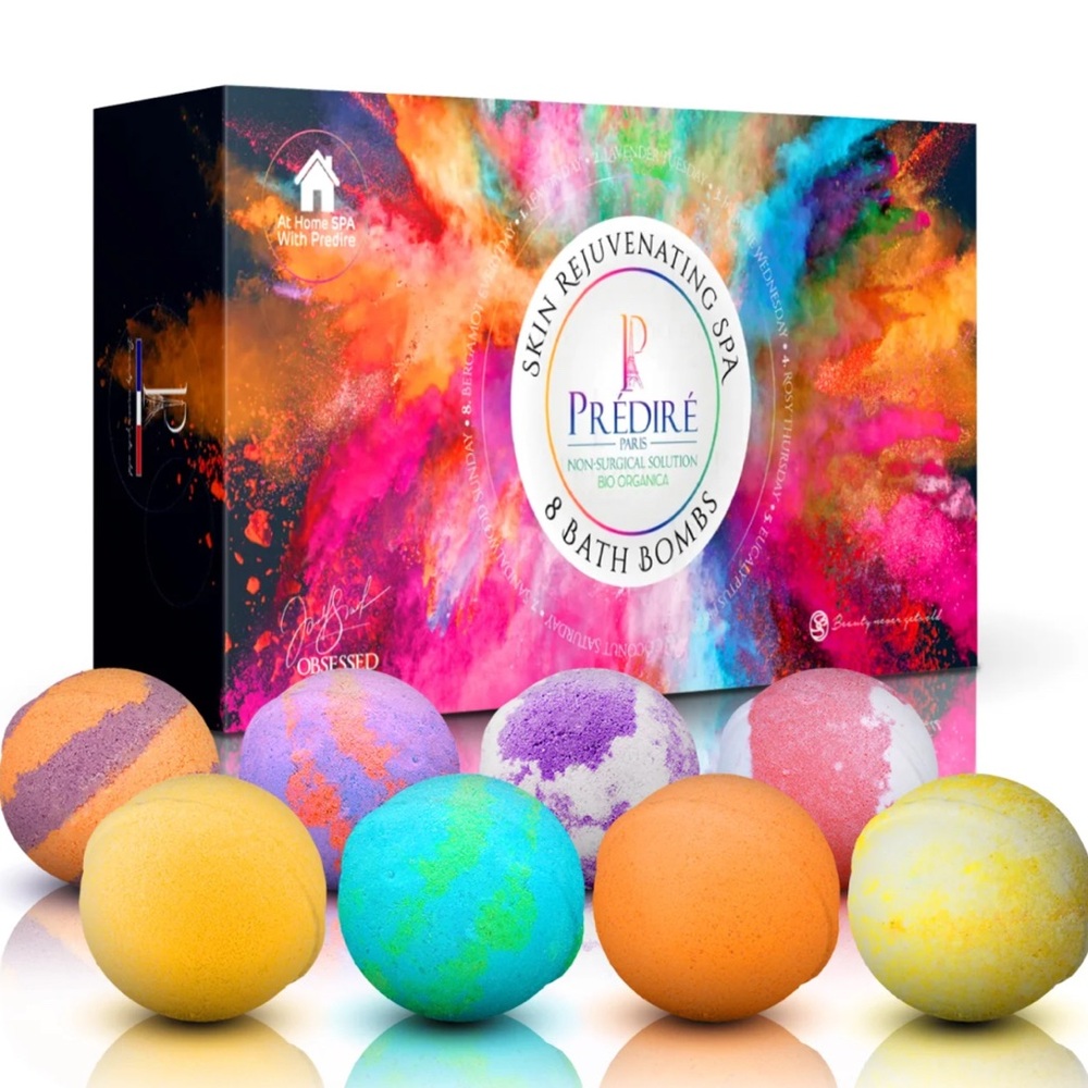 Luxe Bath Bombs - Skin Rejuvenating Spa & Anti-Aging NIB